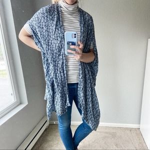 Treasure & Bond Swim Cover Kimono Cardigan